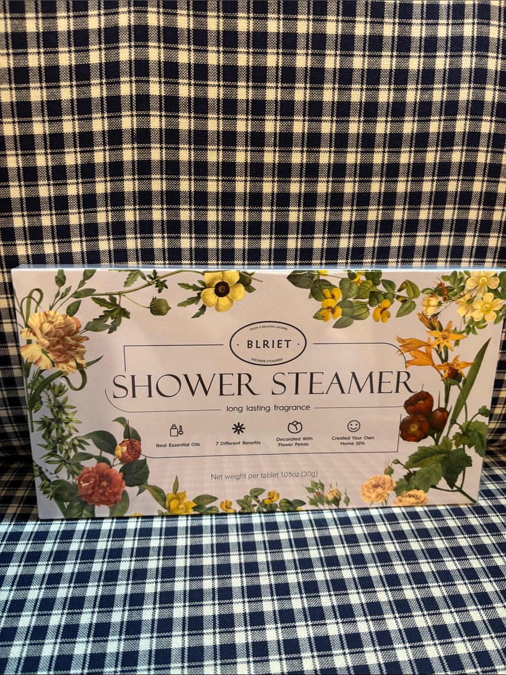 BLIET Shower Steamer - Floral Scent (Yellow & Cream)